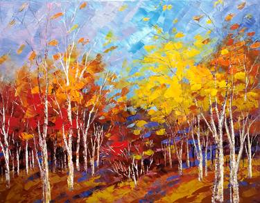 Original Impressionism Landscape Paintings by Tatiana Iliina