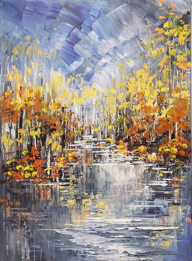 Original Impressionism Landscape Paintings by Tatiana Iliina