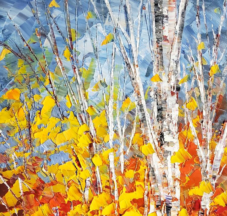 Original Impressionism Landscape Painting by Tatiana Iliina