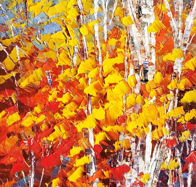 Original Impressionism Landscape Painting by Tatiana Iliina