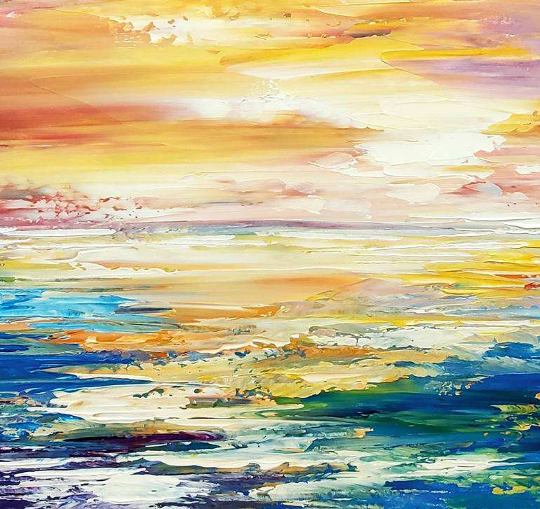Original Seascape Painting by Tatiana Iliina