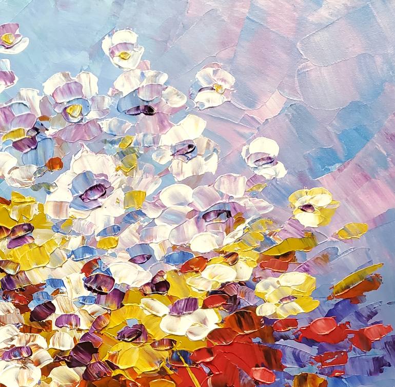 Original Contemporary Floral Painting by Tatiana Iliina