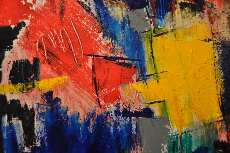 Original Abstract Expressionism Abstract Painting by Gloria Sepp