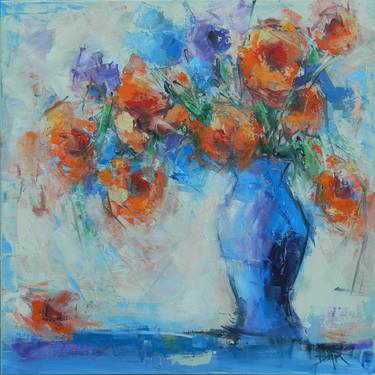 Print of Abstract Floral Paintings by Dan Campbell