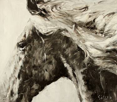 Print of Expressionism Horse Paintings by Andrei Sitsko