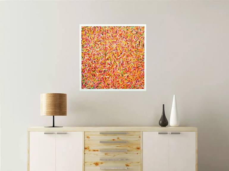 Original Abstract Floral Painting by Andrei Sitsko