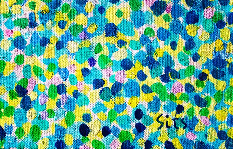 Original Art Deco Horse Painting by Andrei Sitsko