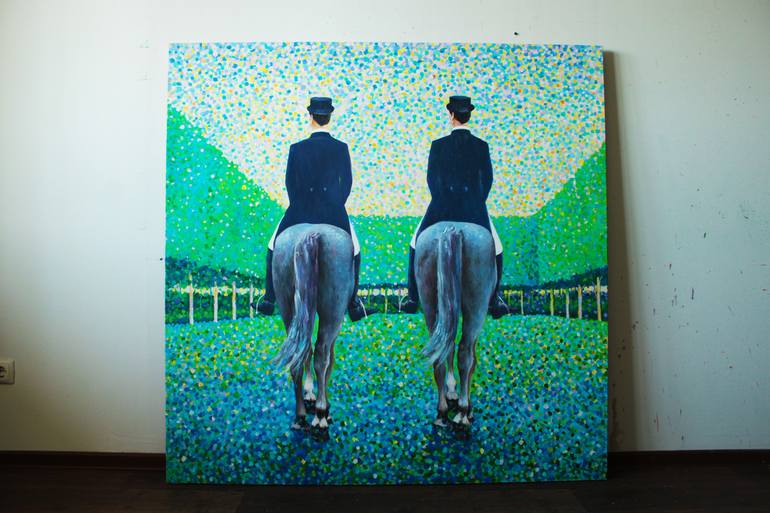 Original Contemporary People Painting by Andrei Sitsko