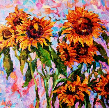 Print of Impressionism Floral Paintings by Andrei Sitsko