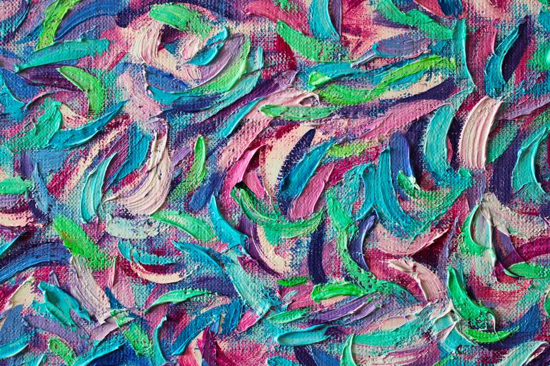 Original Art Nouveau Abstract Painting by Andrei Sitsko