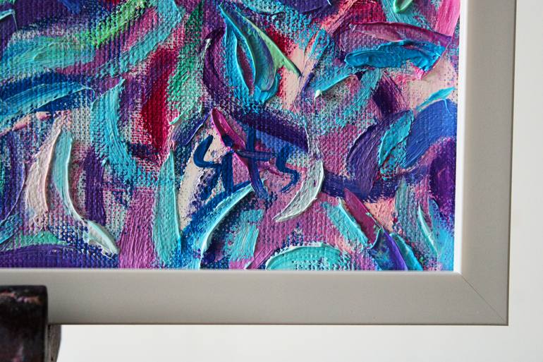 Original Art Nouveau Abstract Painting by Andrei Sitsko