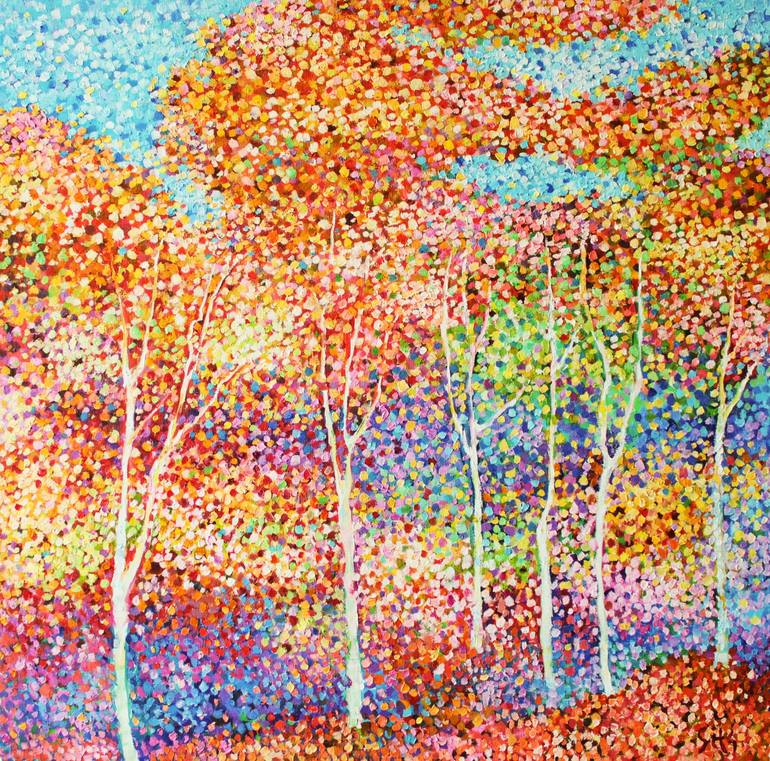 Print of Abstract Nature Paintings by Andrei Sitsko