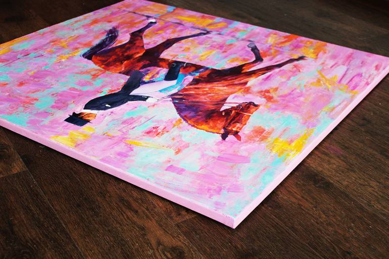 Original Abstract Pop Culture/Celebrity Painting by Andrei Sitsko