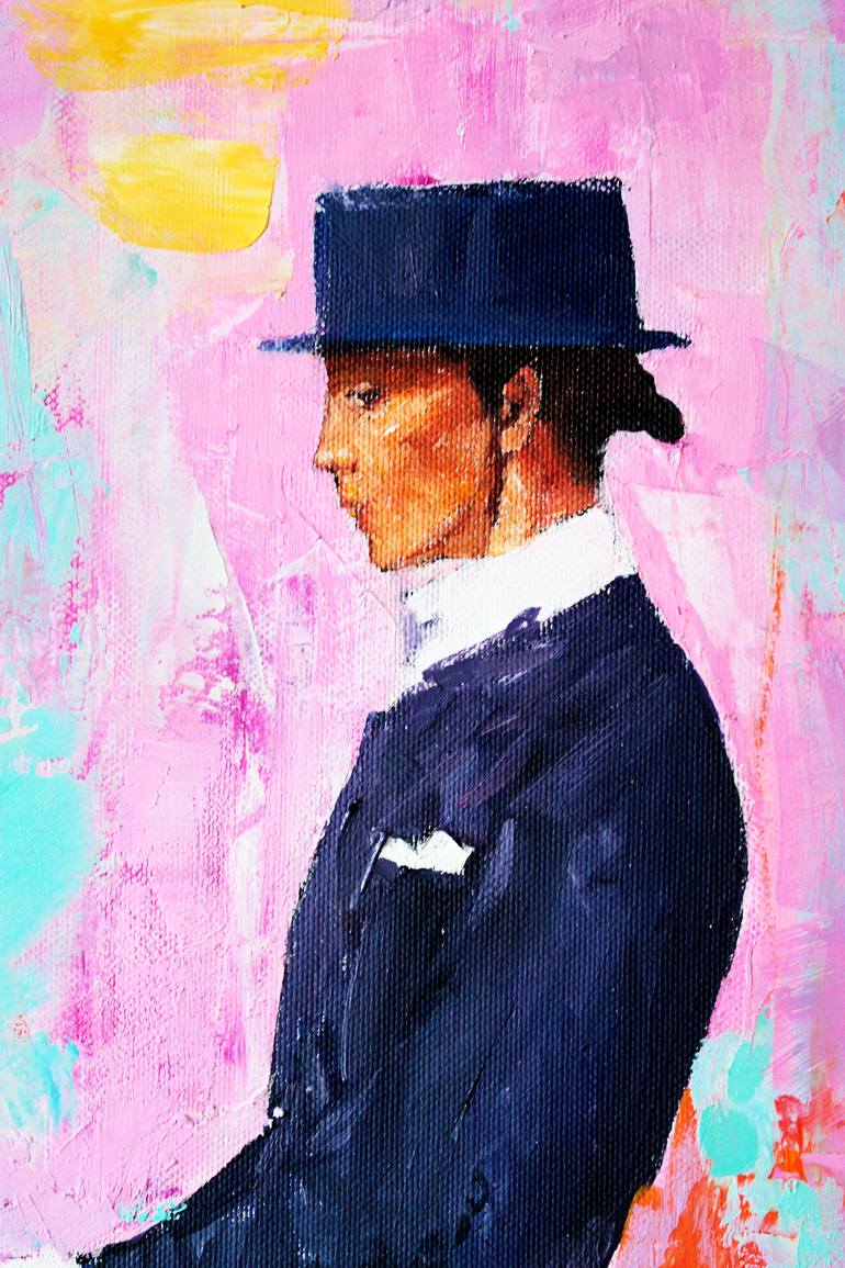 Original Abstract Pop Culture/Celebrity Painting by Andrei Sitsko