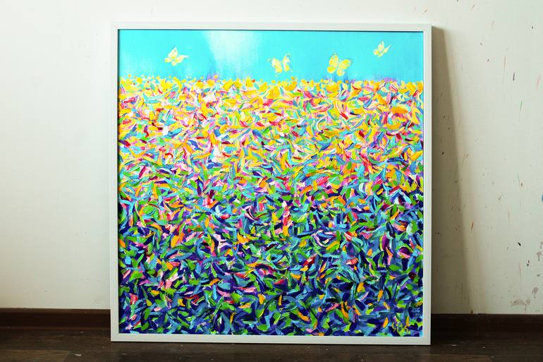 Original Abstract Nature Painting by Andrei Sitsko