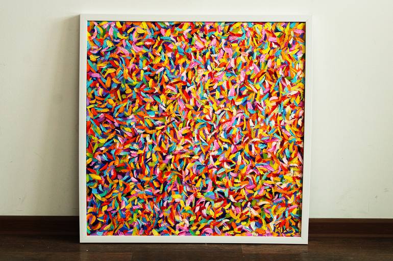 Original Art Deco Abstract Painting by Andrei Sitsko