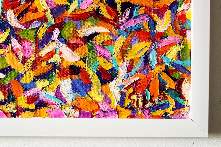 Original Art Deco Abstract Painting by Andrei Sitsko