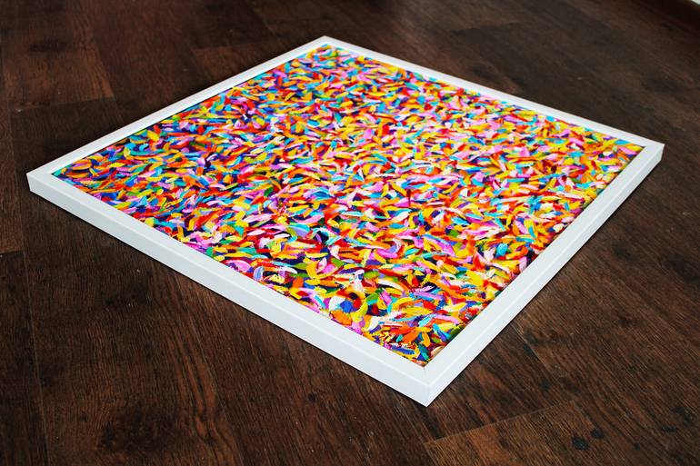 Original Art Deco Abstract Painting by Andrei Sitsko