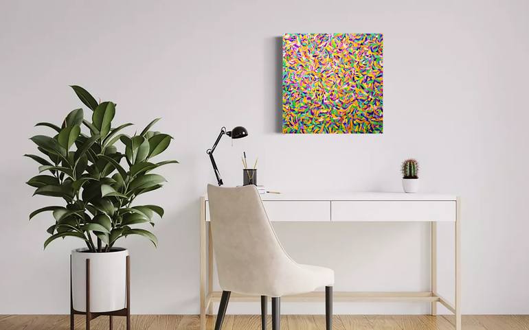 Original Abstract Expressionism Abstract Painting by Andrei Sitsko