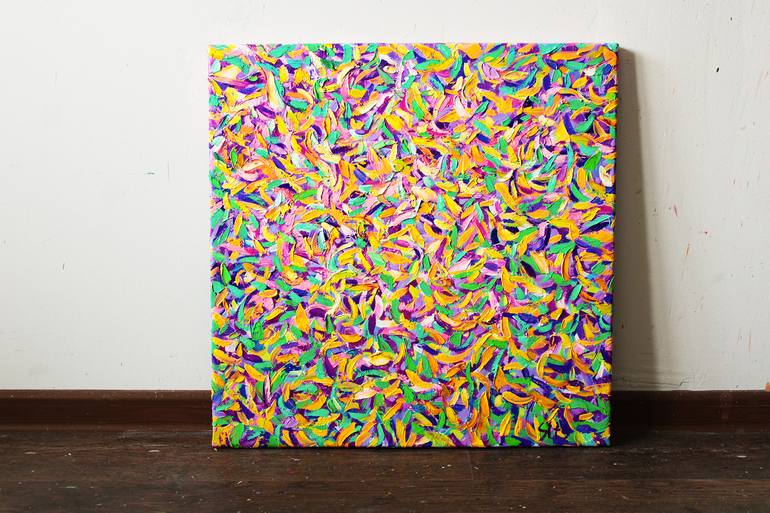 Original Abstract Expressionism Abstract Painting by Andrei Sitsko