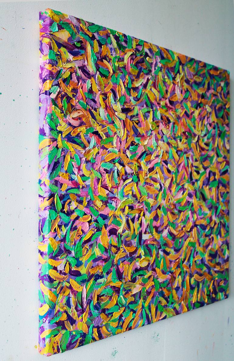 Original Abstract Expressionism Abstract Painting by Andrei Sitsko