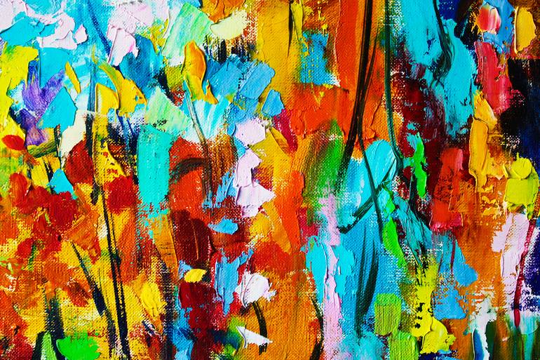 Original Abstract Landscape Painting by Andrei Sitsko