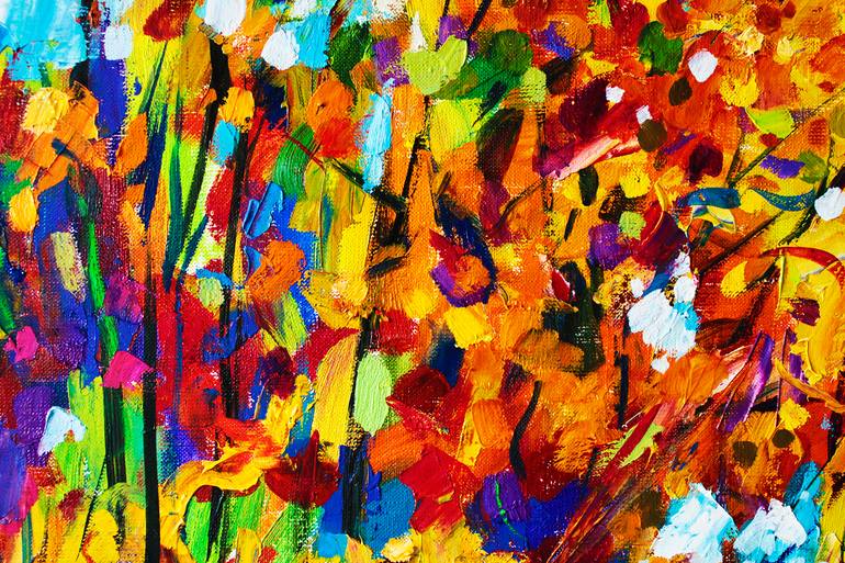 Original Abstract Landscape Painting by Andrei Sitsko