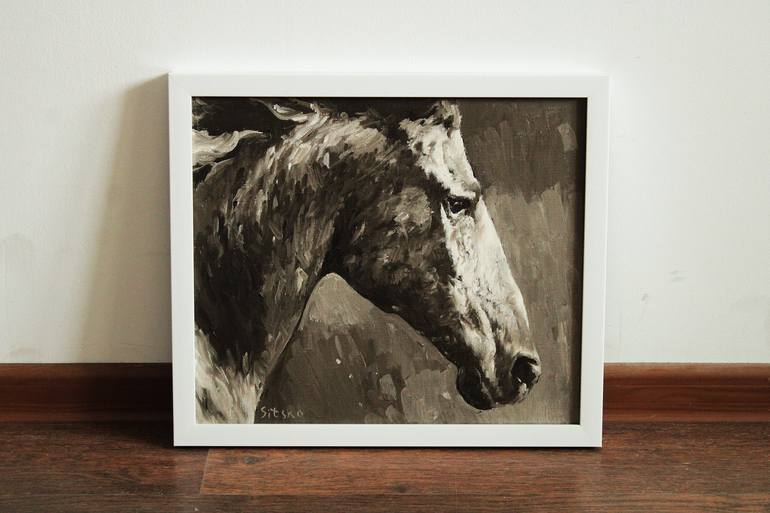 Original Contemporary Animal Painting by Andrei Sitsko
