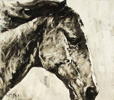 Print of Expressionism Horse Paintings by Andrei Sitsko