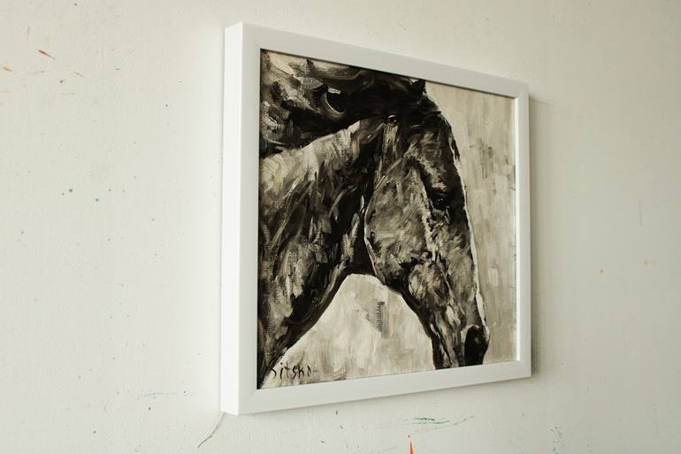 Original Contemporary Horse Painting by Andrei Sitsko
