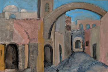 Original Architecture Paintings by Jillian Goldberg