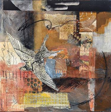 Original Abstract Collage by Jillian Goldberg