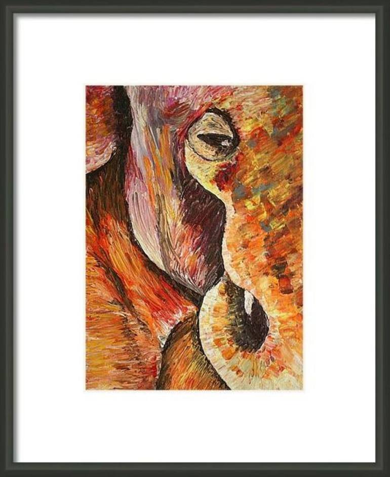 Original Abstract Animal Painting by KIRUBA SEKARAN