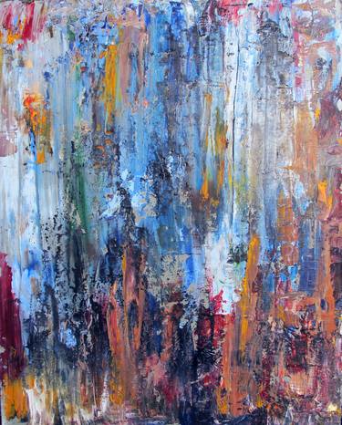 Original Abstract Expressionism Water Paintings by Thomas Legaspi