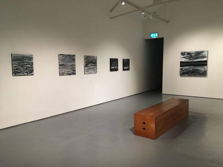 Original Abstract Seascape Painting by Caroline Underwood