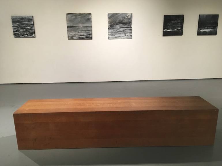 Original Abstract Seascape Painting by Caroline Underwood