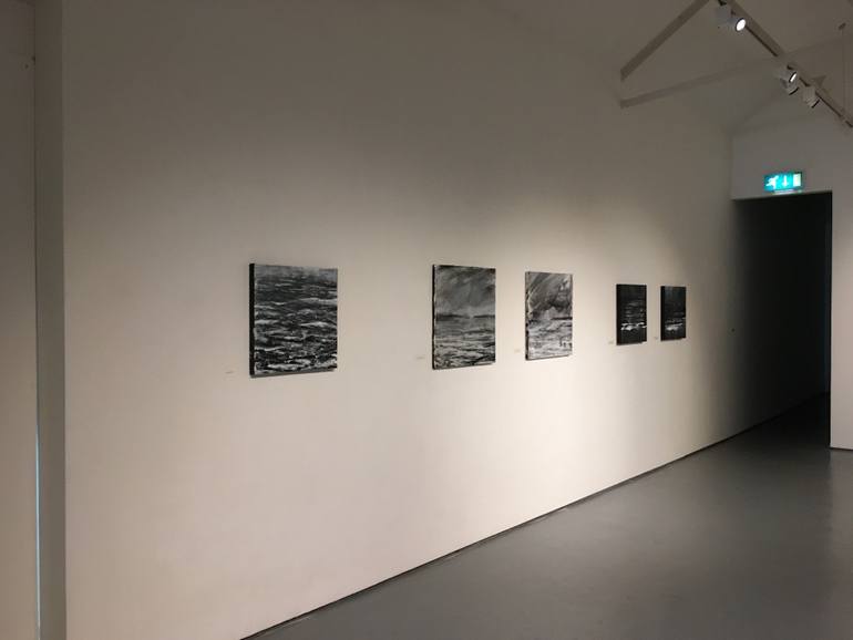 Original Abstract Seascape Painting by Caroline Underwood