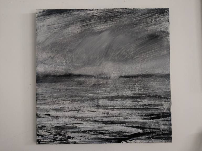 Original Abstract Seascape Painting by Caroline Underwood