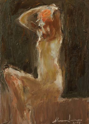 Print of Documentary Nude Paintings by Mircea Doinaru