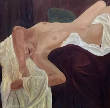 Original Figurative People Painting by Olecia Foster