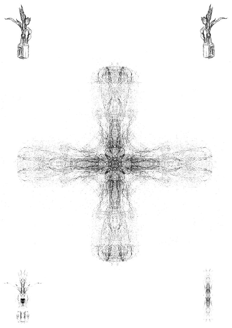 Original Figurative Floral Painting by Remigiusz Dobrowolski