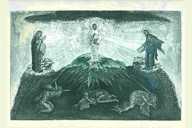 Print of Figurative Religious Printmaking by Remigiusz Dobrowolski