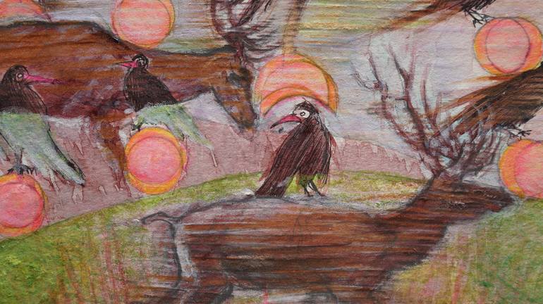 Original Figurative Animal Painting by Remigiusz Dobrowolski