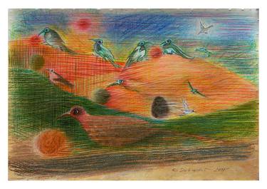 Print of Expressionism Landscape Paintings by Remigiusz Dobrowolski