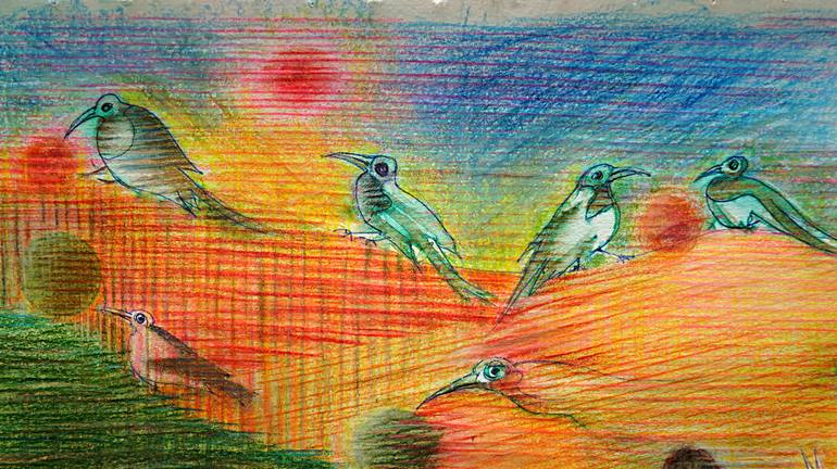 Original Expressionism Landscape Painting by Remigiusz Dobrowolski