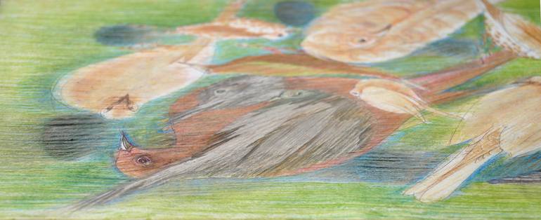 Original Expressionism Still Life Painting by Remigiusz Dobrowolski