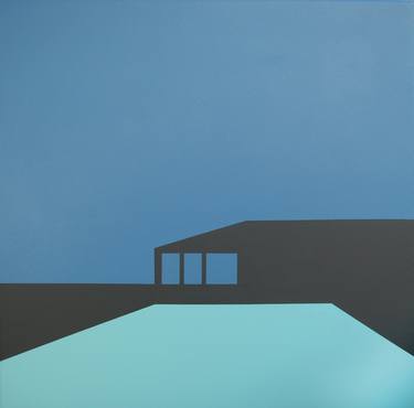 Original Minimalism Architecture Paintings by Andre Lemos Pinto