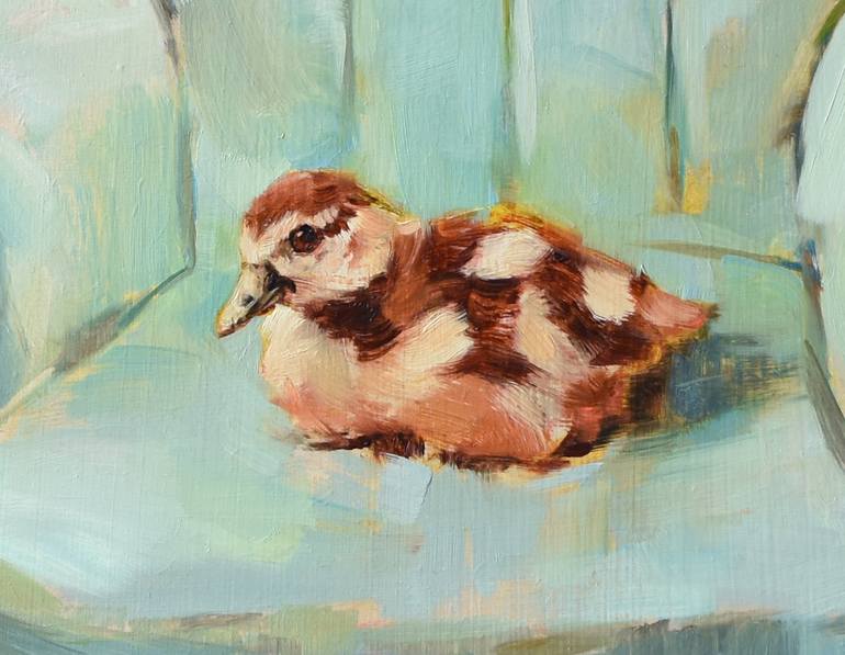 Original Impressionism Animal Painting by Kat Wright