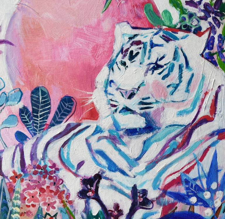 Original Fauvism Animal Painting by Kat Wright