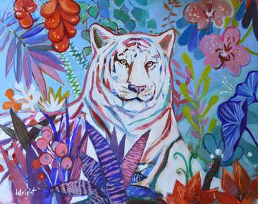 Original Fauvism Animal Paintings by Kat Wright